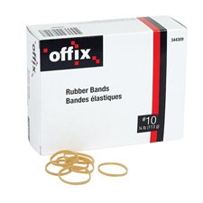 Offix® Elastic Rubber Bands 1/16" x 1-1/4" #10