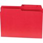 Offix® Reversible Coloured File Folders Letter size red