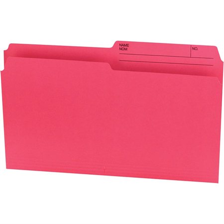 Chemises couleurs réversibles Offix® Format légal rose