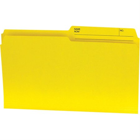 Chemises couleurs réversibles Offix® Format légal jaune