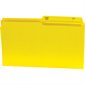 Offix® Reversible Coloured File Folders Legal size yellow