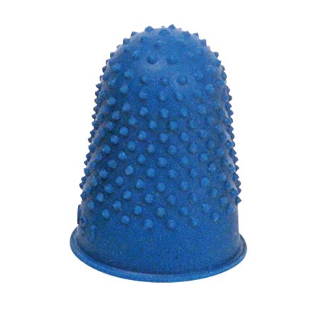 Offix® Rubber Finger Tips Medium, 11 / 16 in. (1) blue