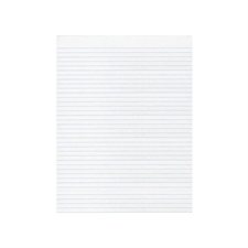 Bloc de papier blanc Offix® ligné, 5/16"