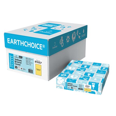 EarthChoice® Bristol Multipurpose Cover Stock Letter size, 8-1 / 2 x 11" goldenrod