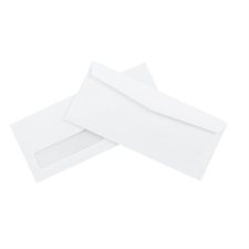 Standard White Envelope With window. #10, 4-1/8 x 9-1/2 po. (box 500)