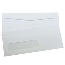 Boite de 1000 enveloppes TIP blanches 90x182 80 g/m² fenêtre 22x88 gommées  