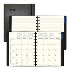 Filofax® Monthly Diary (2022) 10-7/8 x 8-1/2 in black