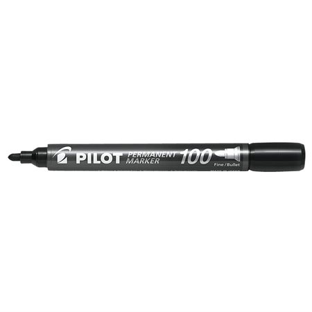 100 Permanent Markers black