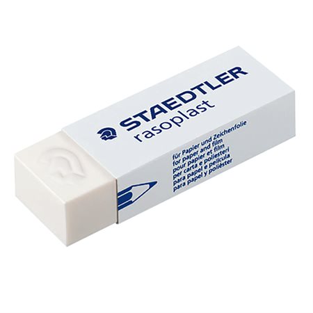 Rasoplast Eraser 2-1 / 2 x 9 / 10 x 1 / 2” Box of 20