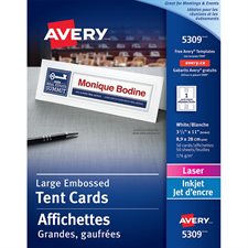 Tent Cards Large - 3-1/2 x 11” box 50