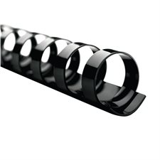 CombBind® Binding Comb 1/4 in. Capacity of 25 sheets. black