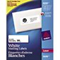 Étiquettes rectangulaires blanches Easy Peel® Paquet de 25 feuilles 4 x 1-1 / 2"  (350)