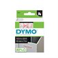 D1 Tape Cassette for Dymo® Labeller 12 mm x 7 m red on white