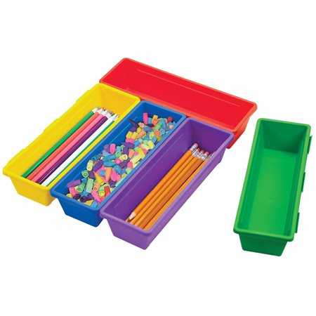 Generic Pack Rangement Bureau (3 en 1) : Bac à courrier + Cube à papier +  Pot à crayons