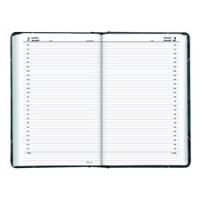 Daily Diary (2025) Green cover, 30-minute schedule English