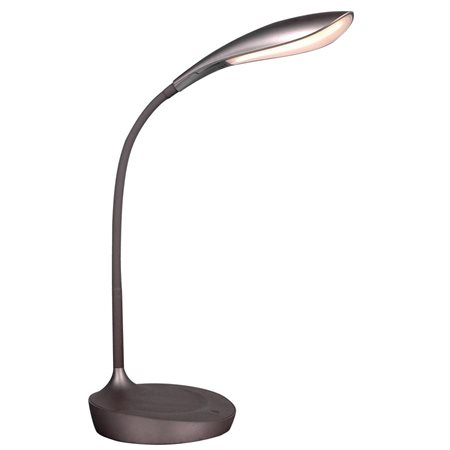 Lampe de bureau DEL Luna gris industriel