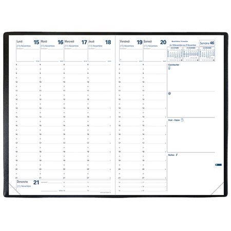 Ministre Weekly Diary (2025) Refill French