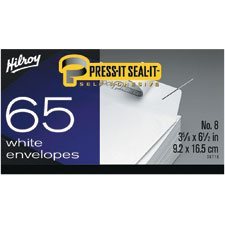 Press-it Seal-it® Envelope #8. 6-1 / 2 x 3-5 / 8 in. box 65
