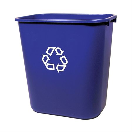 Bac latéral pour poubelle de bureau bleu 1gal Rubbermaid FG295073 - RL  Distributeur