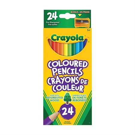 24 Pièces/set Crayons De Couleur Pour Coloriage Adulte, Mine