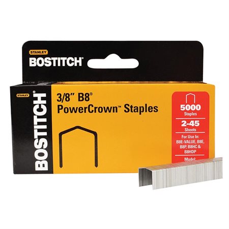 B8® PowerCrown™ Staples 3 / 8"