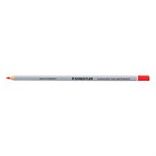 Omnichrom Wooden Coloured Pencil red