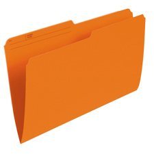 Reversible Coloured File Folders Legal size orange