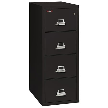 25® Series Fireproof Vertical File 4 drawers. 52-3 / 4 in. H. black