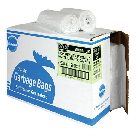 2800 Series Industrial Garbage Bags Utility 20 x 22” frosted (1000)