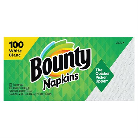 Bounty Quilted Napkins pkg 100