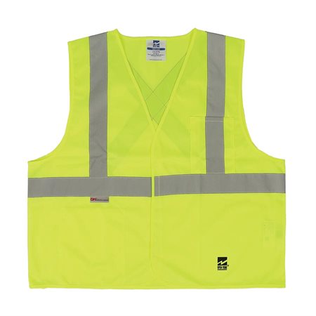 Open Road®Solid Safety Vest Lime S-M