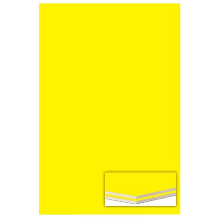 Foamboard Panel 3 / 16 in. 20 x 30 in, yellow