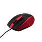 Corded Notebook Optical Mouse red