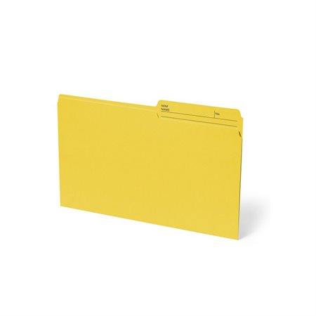 Reversible File Folder Letter size yellow