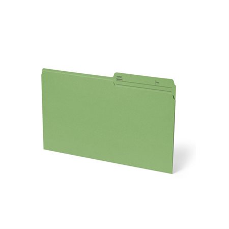 Reversible File Folder Letter size green