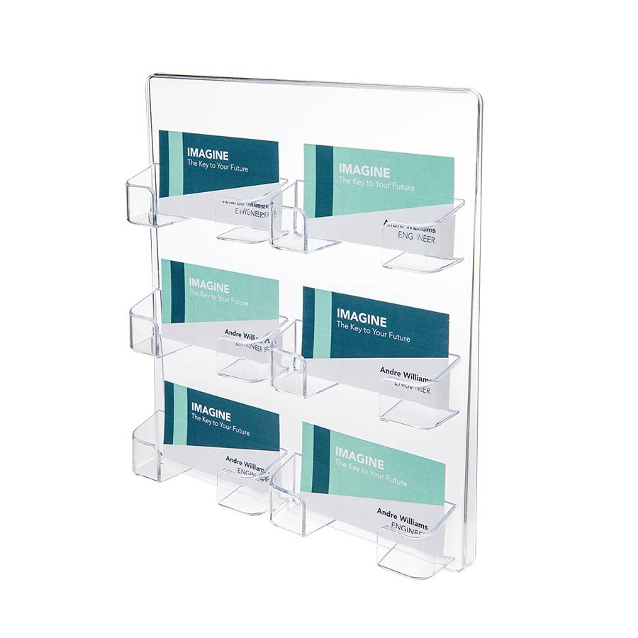 thumbnail image 2 of Crtiin 12-Pack Outdoor Business Card Holders - Clear Acrylic, Waterproof, Wall Mount For Car, Truck, Office 2 of 10
