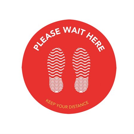 Self-Adhesive Floor Pads For Waiting Lines english