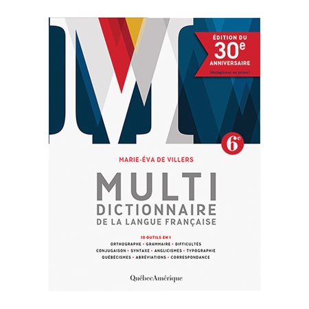 Le Multidictionnaire 30e édition