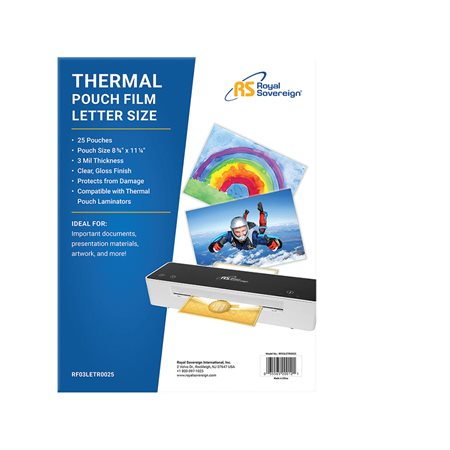 Thermal Laminating Pouches 3 mil