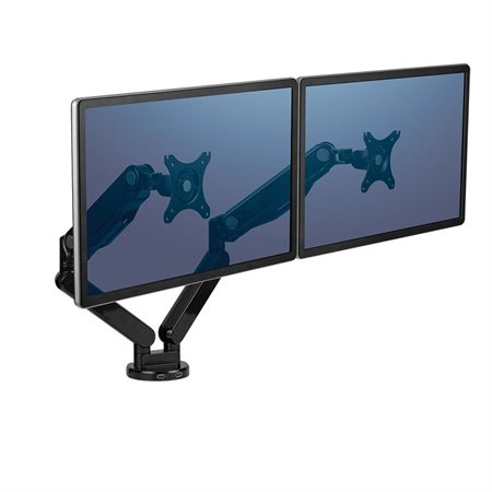 Bras de moniteur articulé double Platinum Series noir