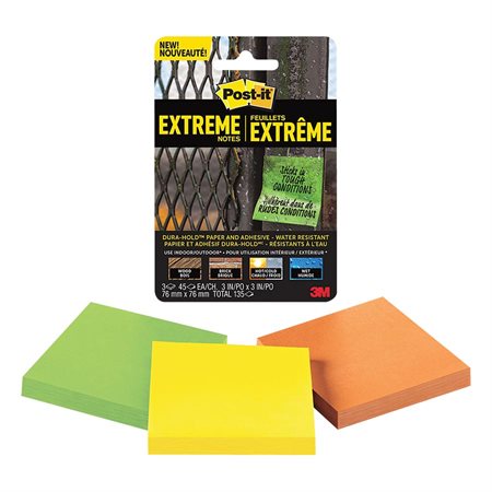 Post-it® Extreme Notes Package of 3