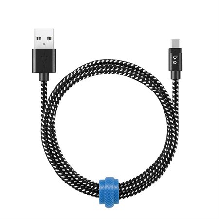 Sync  /  Charge Braided Cable USB-C zebra