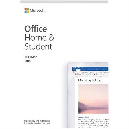 Office 2019 Famille et Étudiant anglais