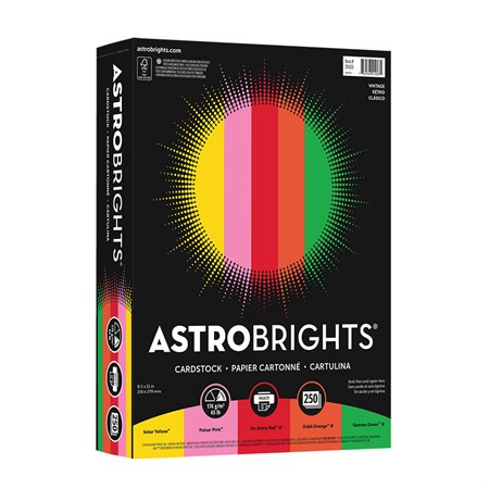 Astrobrights® Coloured Cardstock vintage