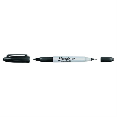 Twin Tip Permanent Marker Sold individually black
