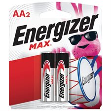 Max Alkaline Batteries AA package of 2