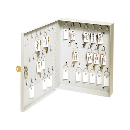 Armoire à clés Pour 40 clés. 8-1 / 2 x 1-7 / 8 x 10-1 / 8"H.