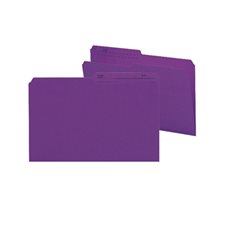 Chemises à dossier réversibles de couleur Format légal violet