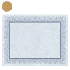 Certificats St.James™ Paquet de 25 bleu