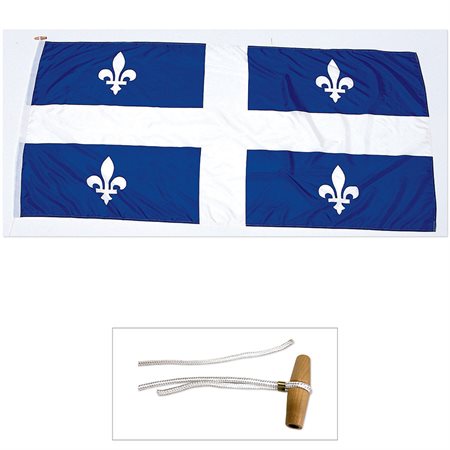 Quebec flag 36 x 72"